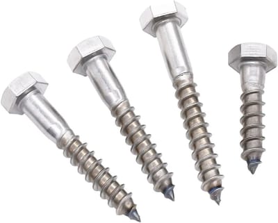 Zelftappende Schroeven - Houtschroeven Bouten - Houtbewerking Projecten - Roestvrij Staal 304 - M10 100mm - Metaal