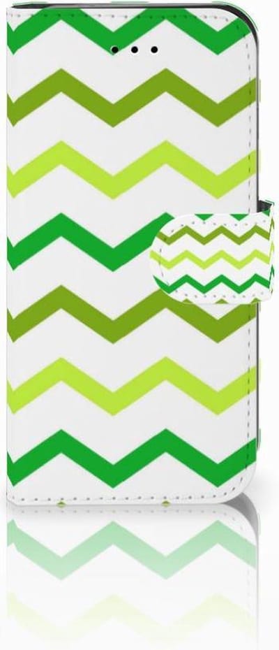 iPhone 7 | 8 | SE (2020) | SE (2022) Telefoon Hoesje Zigzag Groen