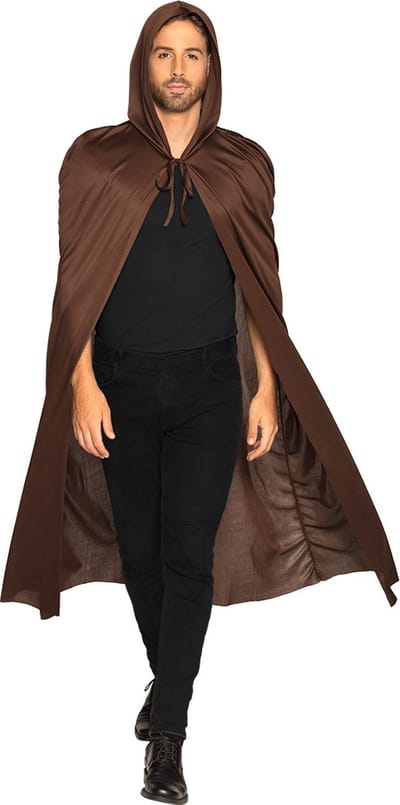 Boland - Cape Dusk bruin - Volwassenen - Duivel - Halloween en Horror