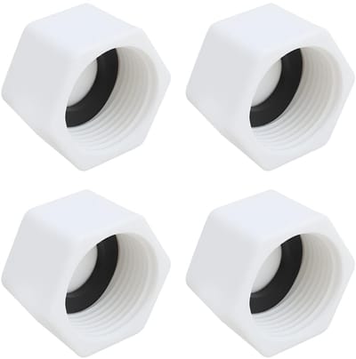Dailygoods- Pijppluggen 4X - Geschikt voor 3/4" OD-buizen - Duurzaam PPR-materiaal - Compact en ruimtebesparend - Drukbestendig en hittebestendig - Geen lekkage. - Pijpafsluiters