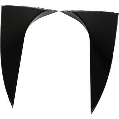 1 paire Aileron latéral de lunette arrière de remplacement pour Ford Focus Hayon 2015 à 2018 Noir brillant black