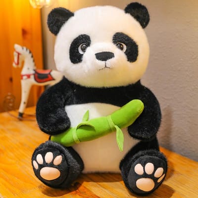 Nieuwe Reuzenpanda Knuffels Bamboe Pluche Speelgoed Poppen Om Cadeaus Te Geven Aan Vriend en Vriendin Beste Vriend Chengdu Souvenirs 70cm