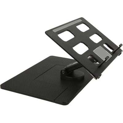 Laptopstandaard met 360 graden draaibare basis Verstelbare multifunctionele ergonomische laptopverhoger Opvouwbaar gray