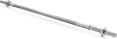 Gymtek® Halterstang - 120 cm lengte, O28 mm - Halter Stang voor Krachttraining, Home Gym, Fitness - incl. Stersluitingen