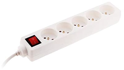 Set van 10 inbouwdozen Ø65x40mm - met schroeven en klauwen - Rood