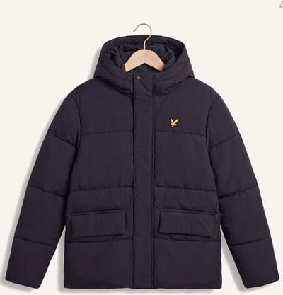 Lyle & Scott Nylon Padded Coat Jassen Jongens - Winterjas - Donkerblauw - Maat 140/146