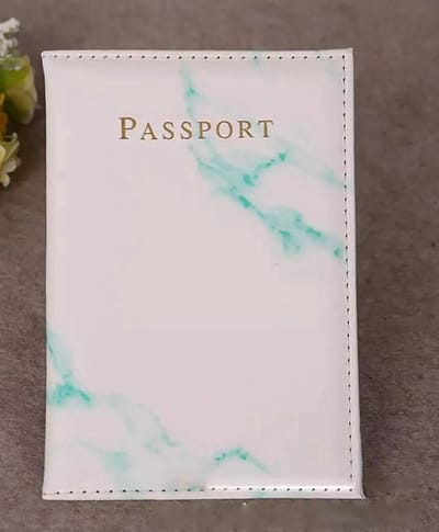 Akyol - Paspoorthouder-Paspoort Hoesje - Cover - Mapje - Paspoort tasje- groen/marmer paspoorthoes- marmer paspoort hoesje - marmerlook paspoort hoes - paspoort van marmerlook - vakantie - spatwaterdicht paspoorthoes - paspoort organizer - reisetui -