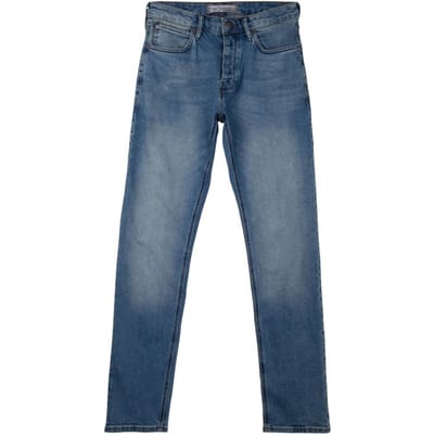 French Connection Jean Stretch Slim Ind 07 Reg Size: W28 | Slim Outlet | Heren | Blauw