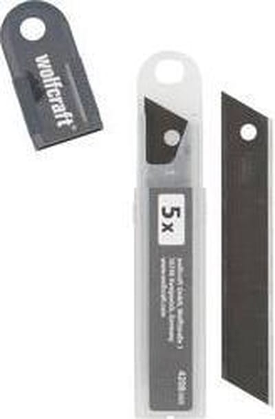 Wolfcraft 4208000 Afbreekmesjes Profi-Sharp 18 mm zwart 1 stuk(s)