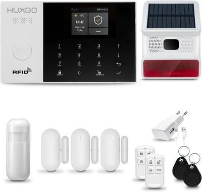 Draadloos Alarmsysteem Set - Smart Home Beveiliging - Huis Appartement Kantoor - WiFi GSM Dual Connectie