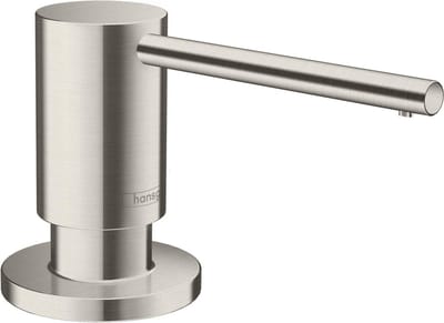 Hansgrohe A41 - zeepdispenser 1-gats 500ml onderbouw - rvs look