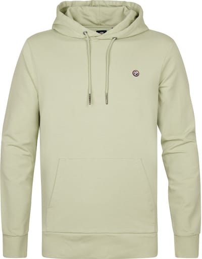 Petrol Industries Hoodie Heren - Trui met Capuchon - Kangoeroezak - 95% Katoen, 5% Elastaan - Comfortable Sweater Mannen - Groen - Maat XXXL