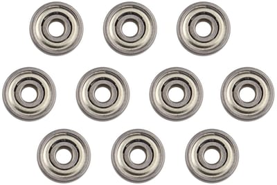 Allecto - Pack van 10 Miniatuur Kogellagers 624ZZ - Metaal Gecoat voor 3D Printers en Voertuigen