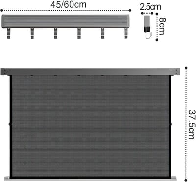 Uitschuifbaar Inklapbaar Droogrek Onzichtbaar Wanddroogrek Droognet Balkon Badkamer Kledingrek Ruimtebesparend Wasrek