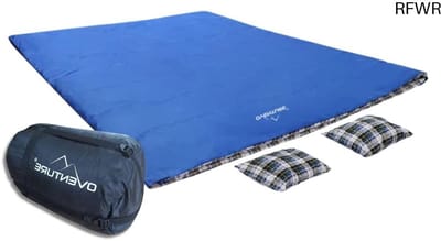 RFWR® Comfortabele slaapzak met hoofdkussen en draagtas - 190 x 80 cm