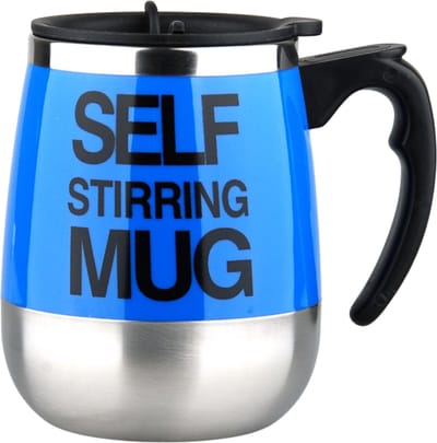 Bovista Self Stirring Mug - Elektrische Beker - Zelfroerende Mok - Zelfroerende Beker - Cup - Koffie - Blauw
