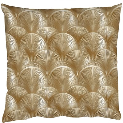Sierkussens - Kussentjes Woonkamer - 50x50 cm - Patroon - Waaier - Goud