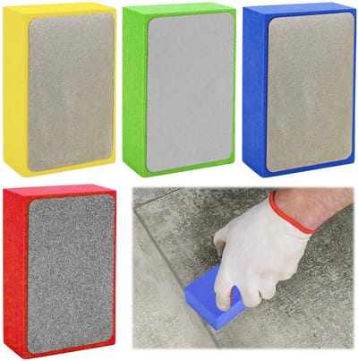 Diamant handpolijstpads 4 stuks - 60# 100# 200# 400# - voor steen, tegels en glas slijpen en polijsten