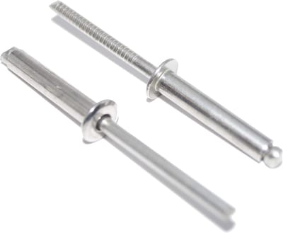 Blindklinknagels RVS - Popnagels A2 - Metaal Verbindingen - Corrosiebestendig V2A - 3.2x6 mm