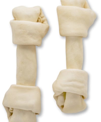 Landman Geknoopt Bot Naturel (2st) - 19cm - Hondensnacks - Hondensnoepjes - Kauwbotten Hond - Kauwstaaf