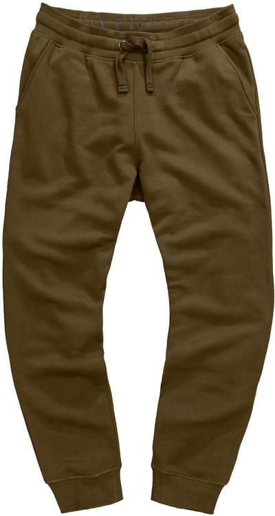 JAY-PI - Heren - Sweatpants met tunnelkoord moderne pasvorm - Schors - Maat 6XL