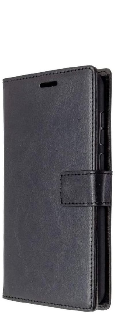 LuxeBass Hoesje geschikt voor Samsung Galaxy A20s Hoesje Bookcase Zwart - telefoonhoes - gsm hoes - telefoonhoesjes