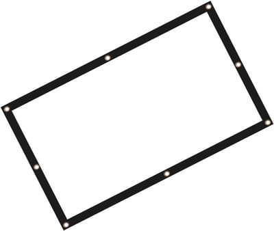 Vouwbaar Projectiescherm - Draagbaar Filmscherm - Buitenfilms Kijken - Eenvoudig Te Monteren - 265 x 150 cm - Multi