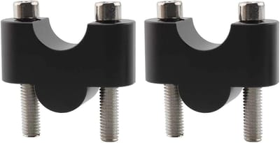 Motor Stuur Verhogers - Stuurverhoger Set - Rijcomfort Verhogen - Universele Pasvorm - 28mm 22mm - Zwart