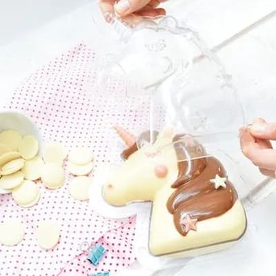 ScrapCooking 3D Chocolade Mal Eenhoorn
