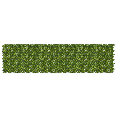 vidaXL - Balkonscherm - met - bladeren - Groen - en - Geel - 300 - x - 75 - cm