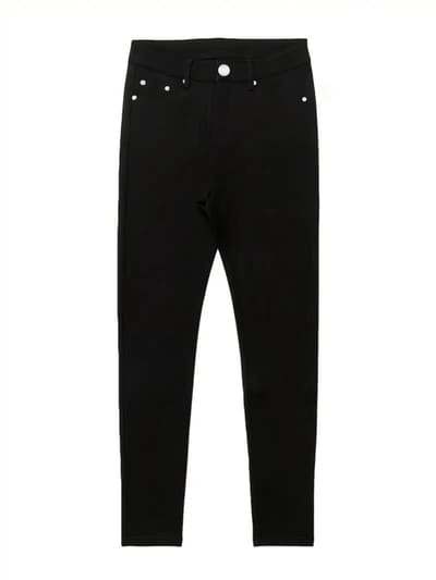 Livano Pantalon Dames - Chino - Golfbroek - Nette Broek - Met Elastische Tailleband - Volwassenen - Zwart - S