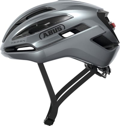 Fietshelm ABUS TAIPAN LED graphite silver M - 54-58 cm - zilver - Geschikt voor gebruik op gravel bikes - 295 g