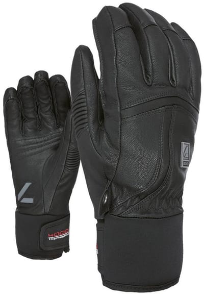 Level Off Piste Leather Handschoenen Zwart S Man