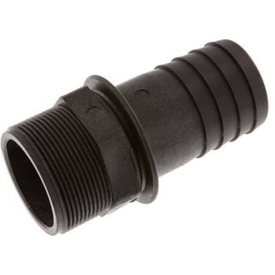 G 2'' Buitendraad x 50mm Polypropylene (PP) Slangpilaar 10 Bar