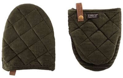 Tiseco - Gripper VELMAR - SET/2 - siliconen grip - 14x18 cm, olijfgroen