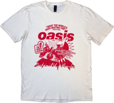Oasis - What The World's Been Waiting For Heren T-shirt - S - Creme