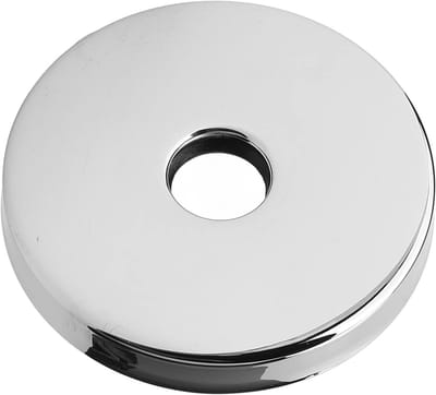 Dailygoods- Douchearmflens Grote Diameter - Decoratieve Douchearm Roestvrij Staal - G1/2in Compatibel - 8,9 cm Buitendiameter - 304 Roestvrij Staal - Rubber Hoogte 1,14 cm - Doucheflens