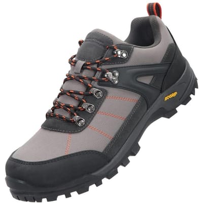 Mountain Warehouse Heren Storm Suede IsoGrip Loopschoenen (Donkergrijs)
