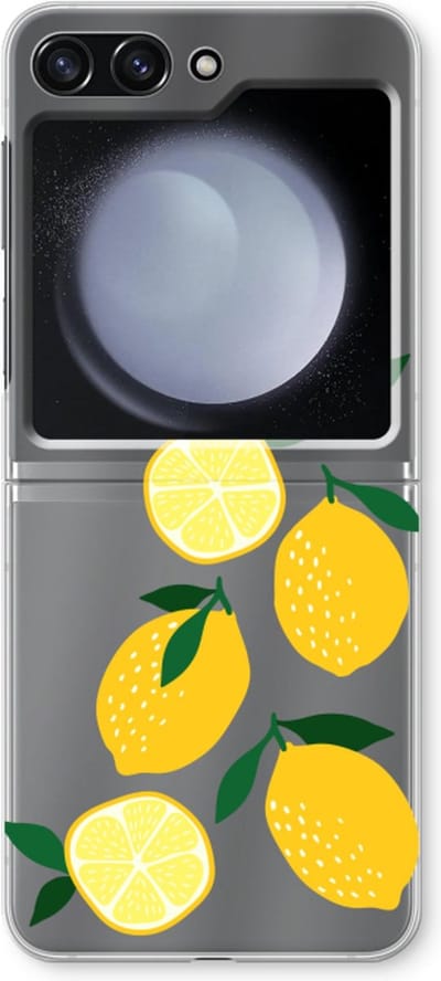 Case Company® - Hoesje geschikt voor Samsung Galaxy Z Flip5 hoesje - You're my lemon - Soft Cover Telefoonhoesje - Bescherming aan alle Kanten en Schermrand