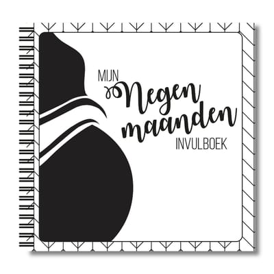 9 maanden invulboek - zwangerschapsboek - invulboek - zwangerschapsdagboek