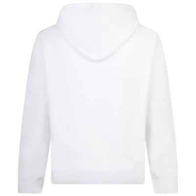 Dsquared2 Cool Fit Faded College League-logo witte hoodie