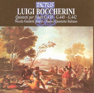 Nuovo Quartetto Italiono, Nicola Guidetti - Boccherini: Flute Quintets G.438, 440, 442 (CD)