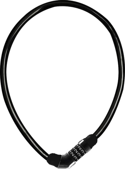 ABUS kabelslot 4408C - cijferslot - 65 cm lange staalkabel met kunststof omhulsel - ABUS-Security Level 2 - blauw