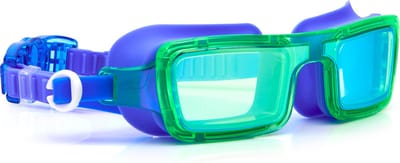 BLING2O Zwembril Kinderen - Electric 80's - Duikbril - Anti-Fog - Uv-Protect - Blauw
