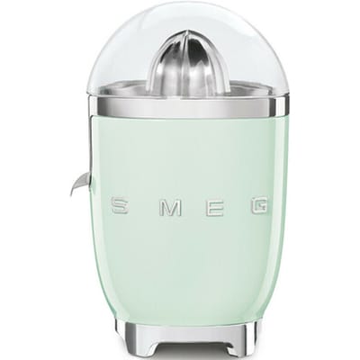 SMEG CJF11PGEU Citruspers - Elektrische Citruspers - 70W - RVS Filter - Antidruppelsysteem - Automatische Start/Stop - '50s Style - Watergroen