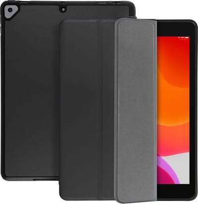 Avizar Hoesje Geschikt voor iPad 9 2021 iPad 8 2020 iPad 7 2019 Dun Design met Standfunctie, Grijs