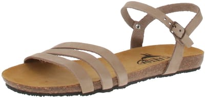 plakton 575080 Mam Alou Nobuck - Damesschoenen sandalen - Taupe