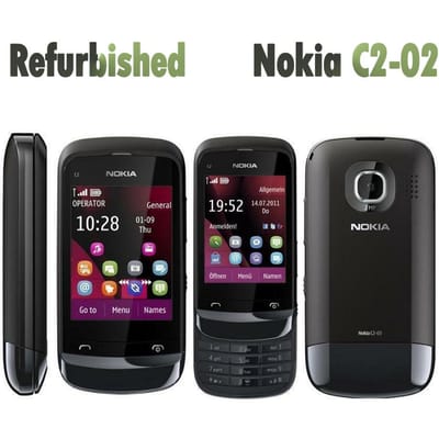 Gereviseerde Nokia originele Nokia C2-02 ontgrendelde mobiele telefoon Simple set goud