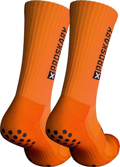 Gripsokken Voetbal - 34/40 - Proskary - Oranje - Anti blaren