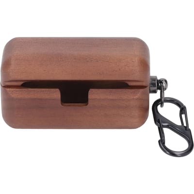 Étui en Bois pour AZ80 Prévenir les Chutes Chocs Bois Poli Fin Protecteur Étui de Charge pour Bluetooth gray
